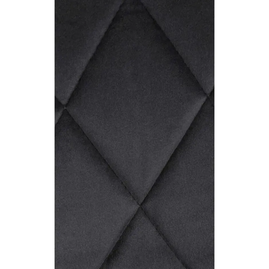 CLP Barkruk Lazio zwart Frame - Stof - zwart
