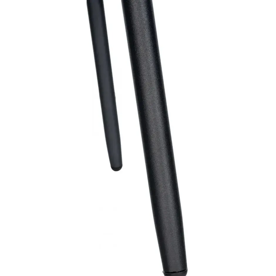 CLP Barkruk Weston zwart Frame - Kunstleer - zwart