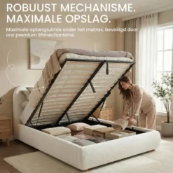 CLP Bed Maido 100x181x224 cm - creme