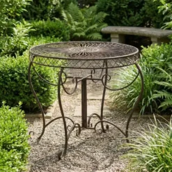 CLP Bijzettafel tuin Sheela Metaal - bronzen