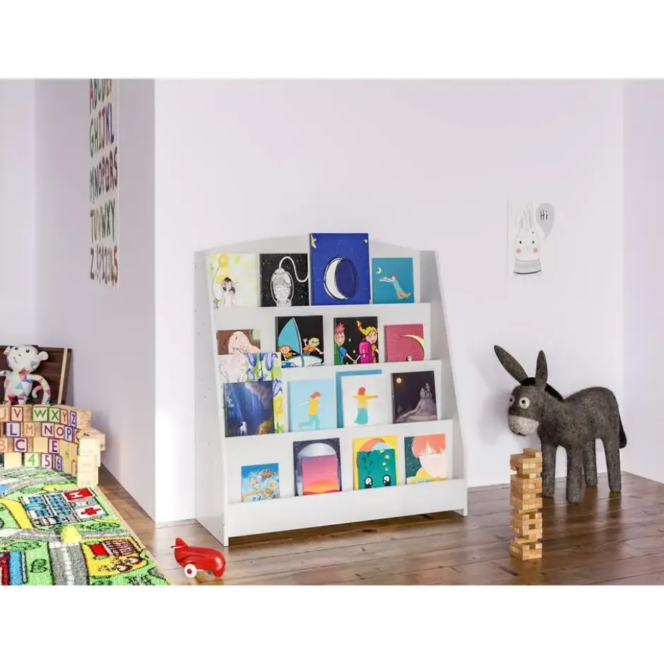 CLP Boekenkast Melfa Hout - wit