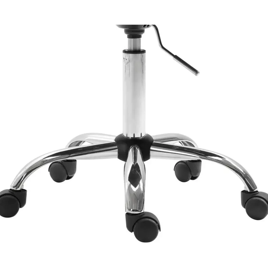 CLP Bureaustoel Alamosa chroom Frame - Kunstleer - grijs
