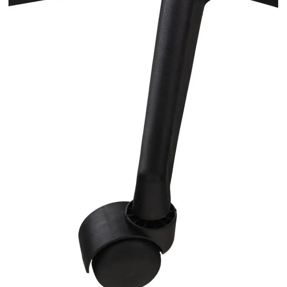 CLP Bureaustoel Auburn zwart Frame - Microfiber - grijs