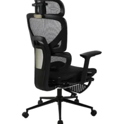 CLP Bureaustoel Beresford zwart Frame - Stof - zwart