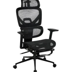 CLP Bureaustoel Beresford zwart Frame - Stof - zwart