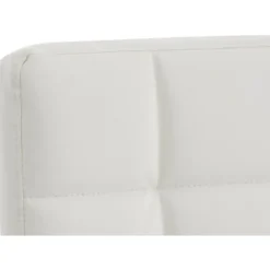 CLP Bureaustoel Deli V2 chroom Frame - Kunstleer - wit