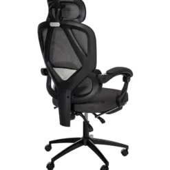 CLP Bureaustoel Gander zwart Frame - Stof - zwart