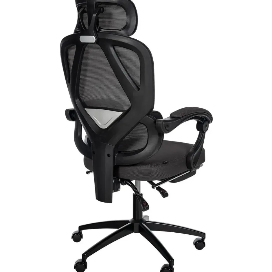 CLP Bureaustoel Gander zwart Frame - Stof - zwart