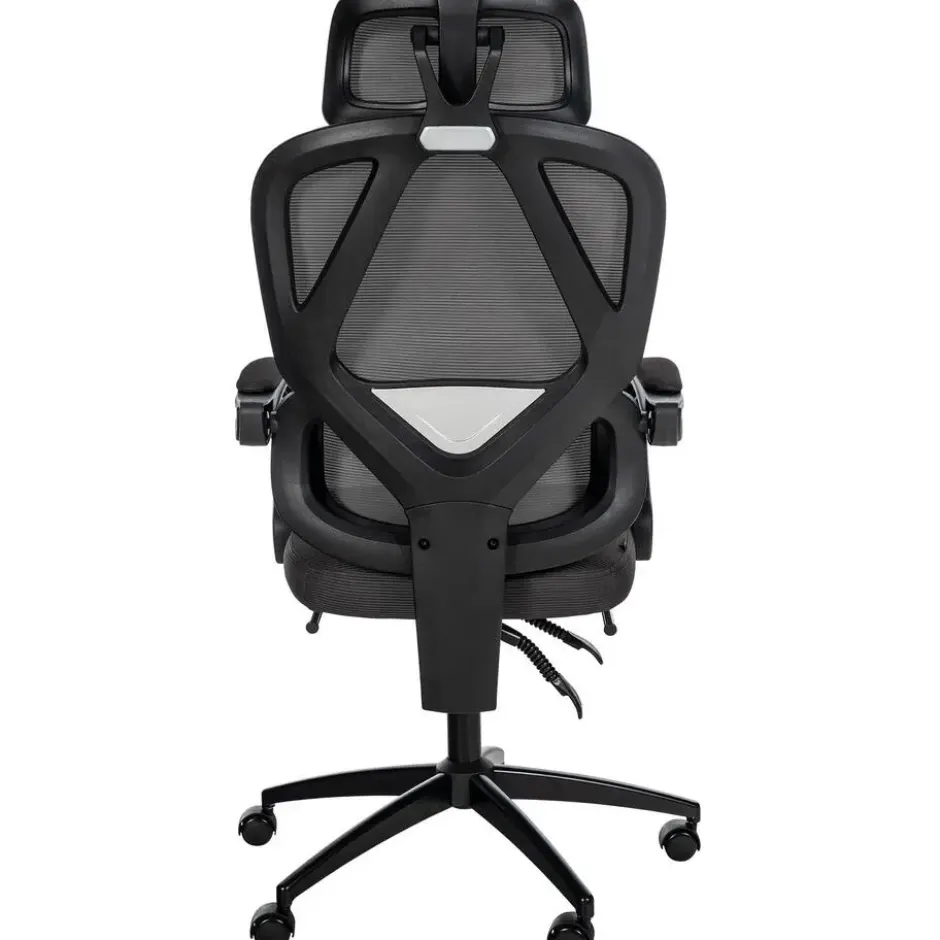 CLP Bureaustoel Gander zwart Frame - Stof - zwart