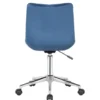 CLP Bureaustoel Medford Fluweel - blauw