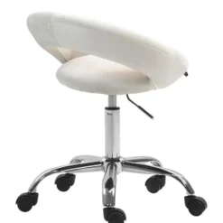 CLP Bureaustoel Olinda Fluweel - creme