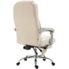 CLP Bureaustoel Pacific chroom Frame - Stof - creme