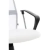CLP Bureaustoel Washington chroom Frame - Kunstleer - wit