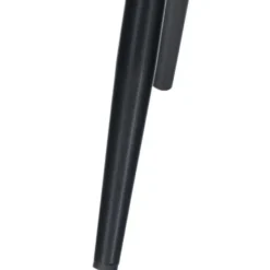 CLP Eetkamerstoel Antibes zwart Frame - Fluweel - bruin
