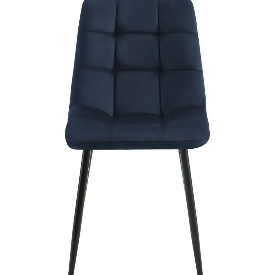 CLP Eetkamerstoel Tilde Fluweel - blauw