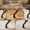 CLP Eetkamerstoel Welby zwart Frame - Vintage kunstleer - licht bruin