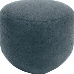CLP Hocker Alfrisa Stof - donkergrijs
