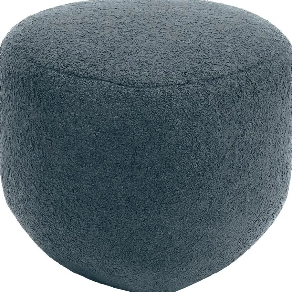 CLP Hocker Alfrisa Stof - donkergrijs