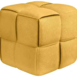 CLP Hocker Forinta Ribstof - geel