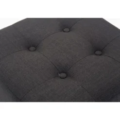CLP Hocker Pharao antiek licht Frame - Stof - donkergrijs