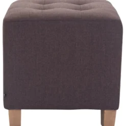 CLP Hocker Pharao antiek licht Frame - Stof - bruin