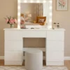 CLP Kaptafel Duffy Hout - wit