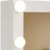 CLP Kaptafel Ginny wit Frame - Hout - wit