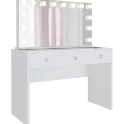 CLP Kaptafel Nettie wit Frame - Hout - wit