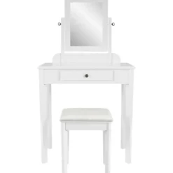 CLP Kaptafel Velia wit Frame - Hout - wit