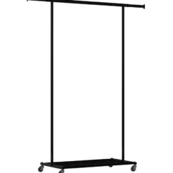 CLP Kledingrek Bernis 165x92x45 cm - zwart
