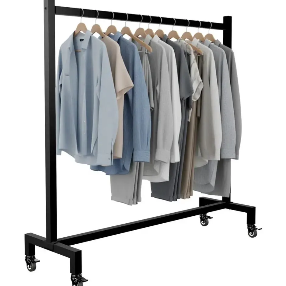 CLP Kledingrek Gisborne 120x120x38 cm - zwart