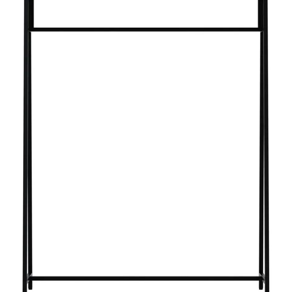 CLP Kledingrek Ingar 150x120x35 cm - zwart