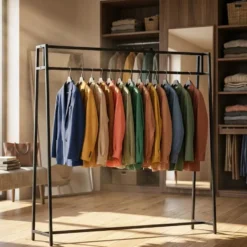CLP Kledingrek Ingar 150x150x35 cm - zwart