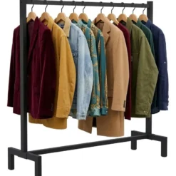 CLP Kledingrek Melva 120x120x38 cm - zwart