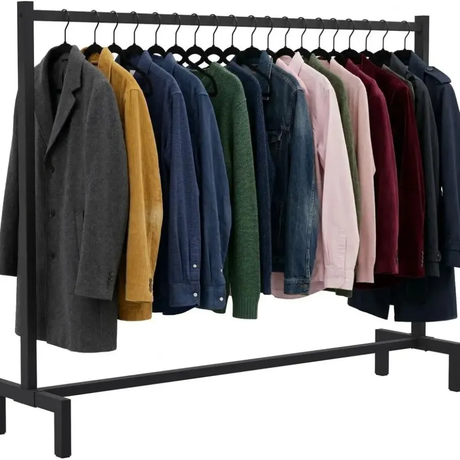CLP Kledingrek Melva 120x150x38 cm - zwart