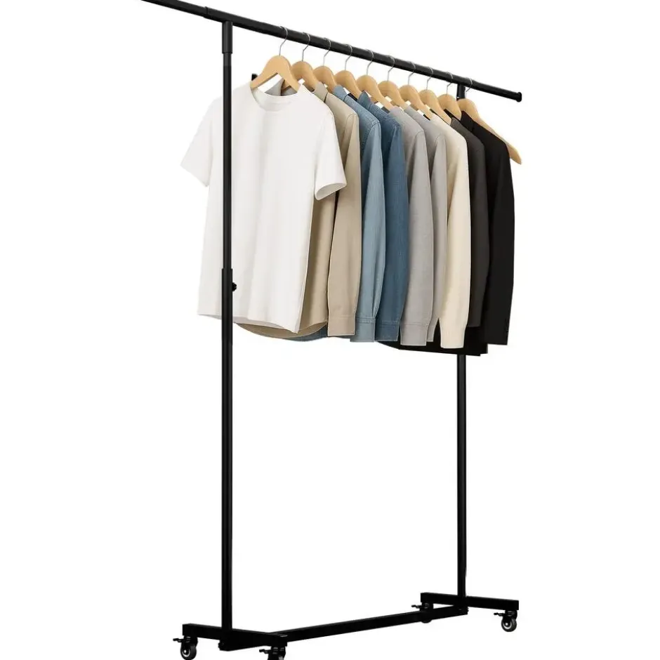 CLP Kledingrek Soran 120x120x50 cm - zwart