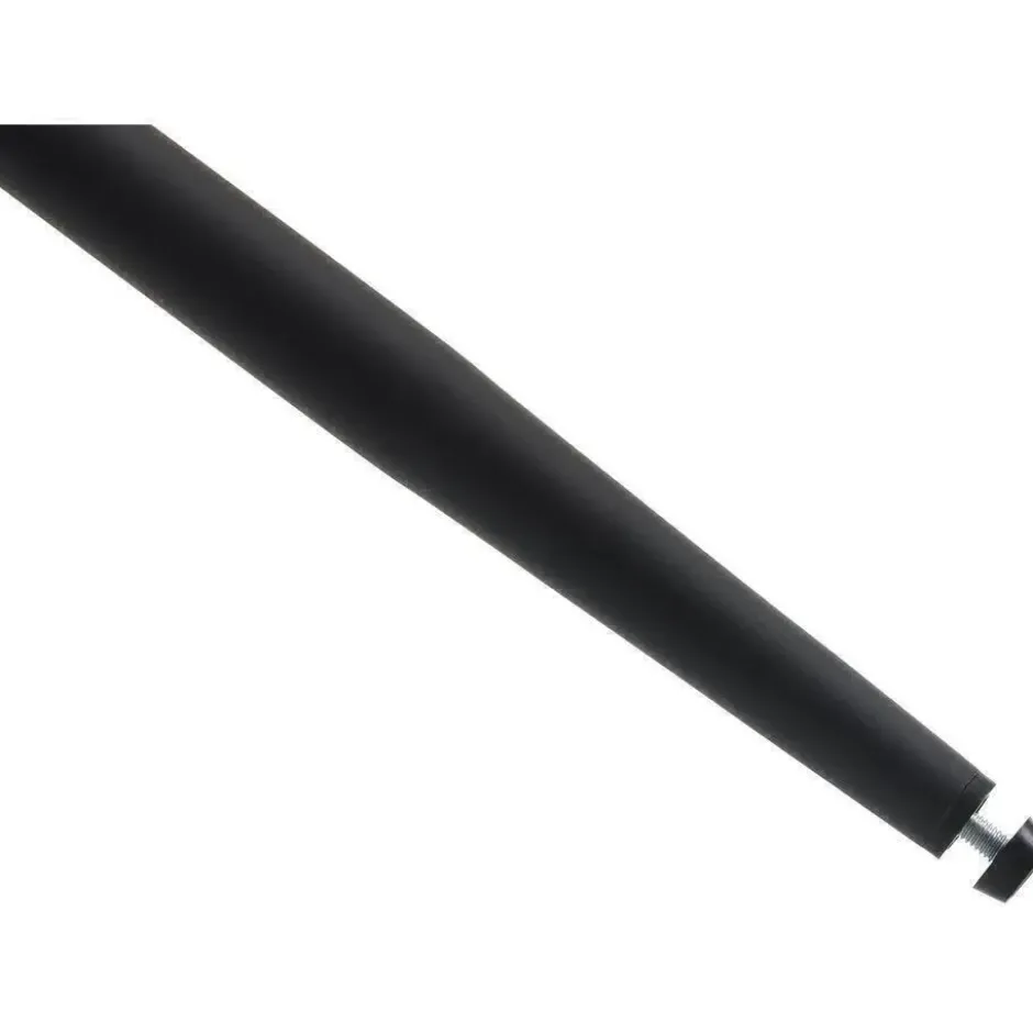 CLP Set van 2 Barkruk Dartford mat zwart Frame - Fluweel - zwart