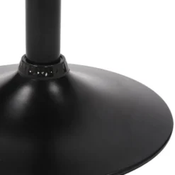 CLP Set van 2 Barkruk Feni zwart Frame - Fluweel - zwart