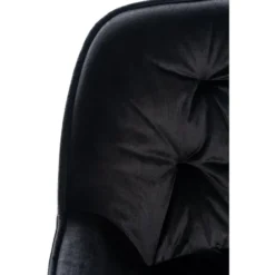 CLP Set van 2 Barkruk Gibson zwart Frame - Fluweel - zwart