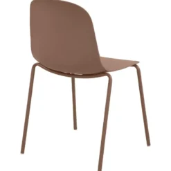 CLP Set van 2 Eetkamerstoel Hardin Kunststof - terracotta