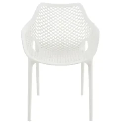 CLP Set van 2 Tuinstoel Air XL Kunststof - wit