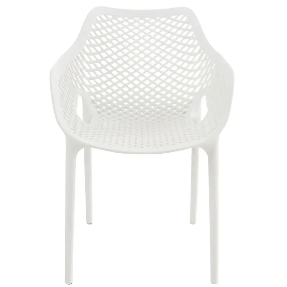 CLP Set van 2 Tuinstoel Air XL Kunststof - wit