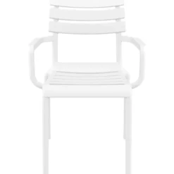 CLP Set van 4 Tuinstoel Paris Kunststof - wit