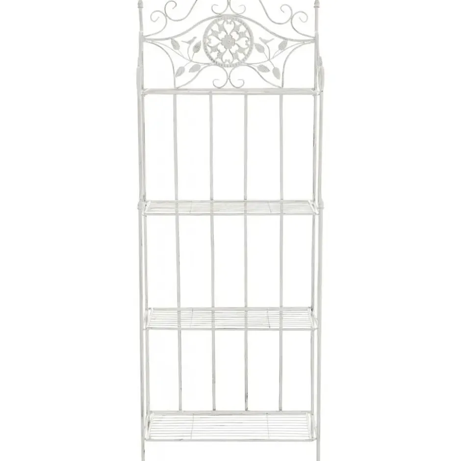 CLP Stellingkast Flora Metaal - antiek/wit