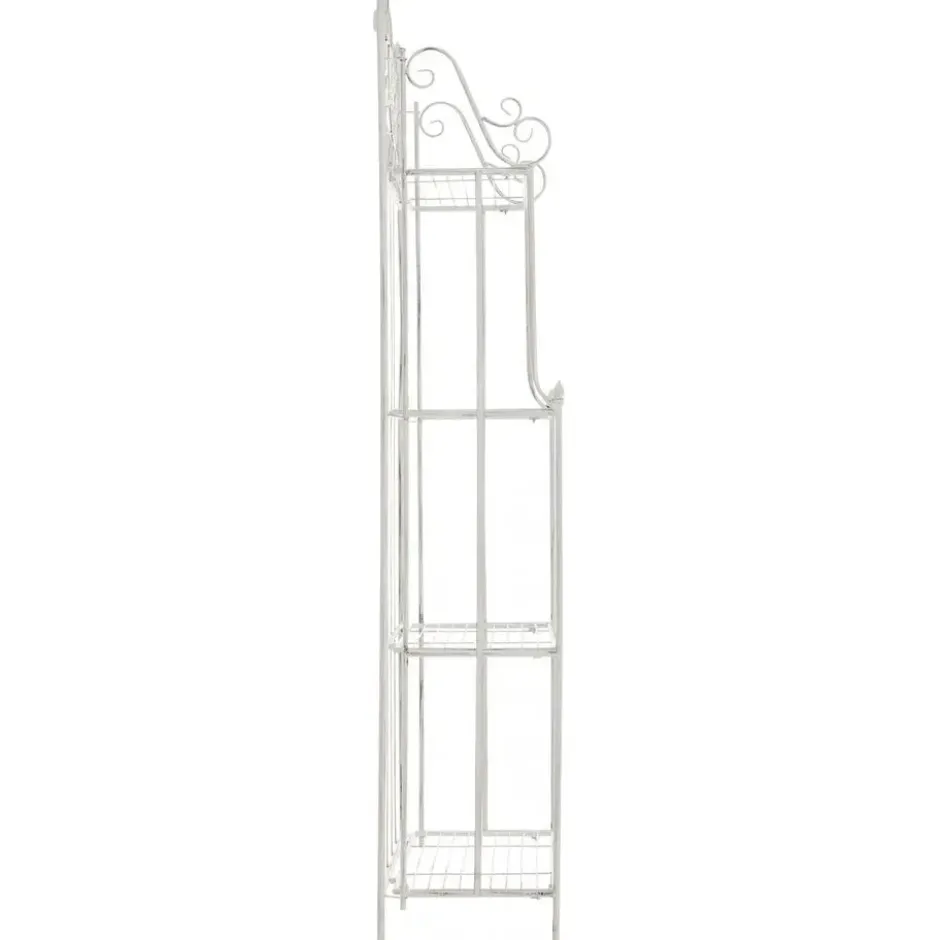 CLP Stellingkast Flora Metaal - antiek/wit