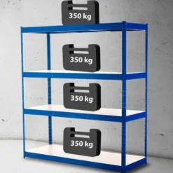 CLP Stellingkast LR160 Metaal - blauw