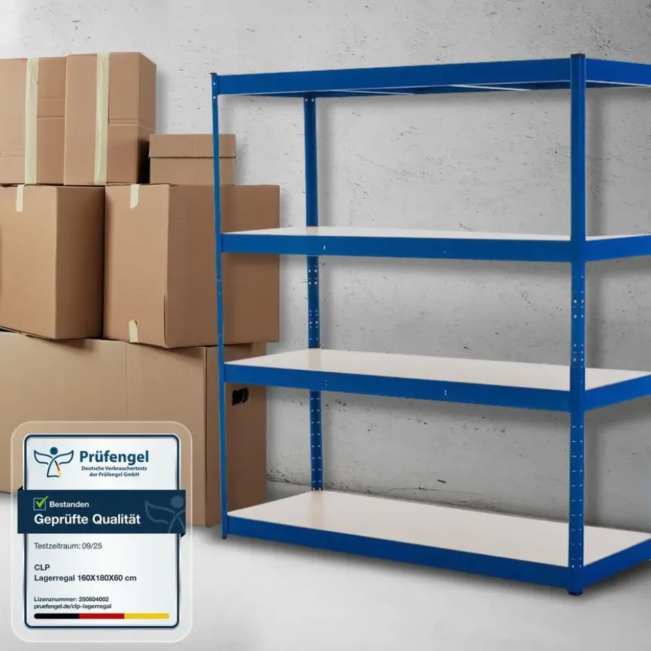 CLP Stellingkast LR160 Metaal - blauw