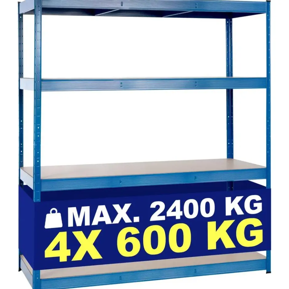 CLP Stellingkast SLR160 Metaal - blauw