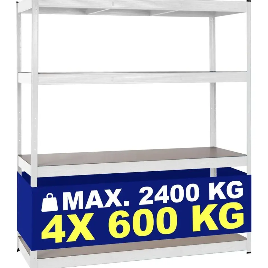 CLP Stellingkast SLR160 Metaal - wit