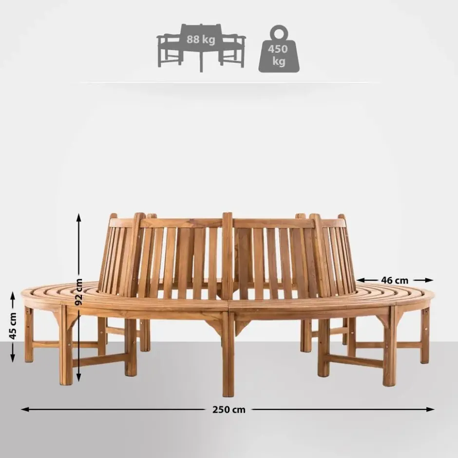 CLP Teakbank Novum 250 cm